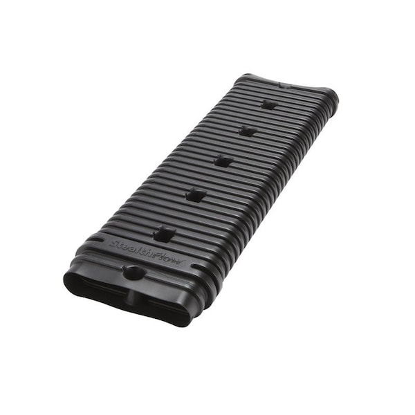 Amerimax Home Products Amerimax StealthFlow 2.25 in. H X 7.25 in. W X 24 in. L Black Vinyl Downspout Extension 4621 - main